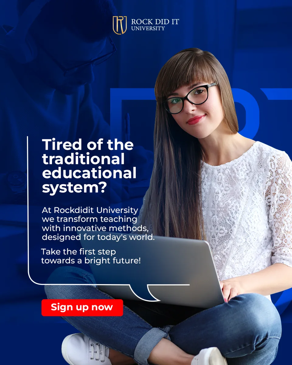 ROCK DID IT University alternative to traditional education